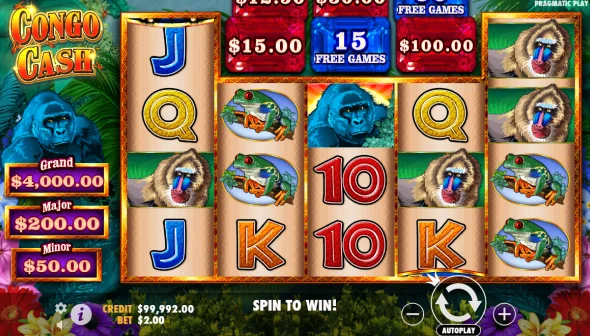 Giro De La Suerte En Congo Cash